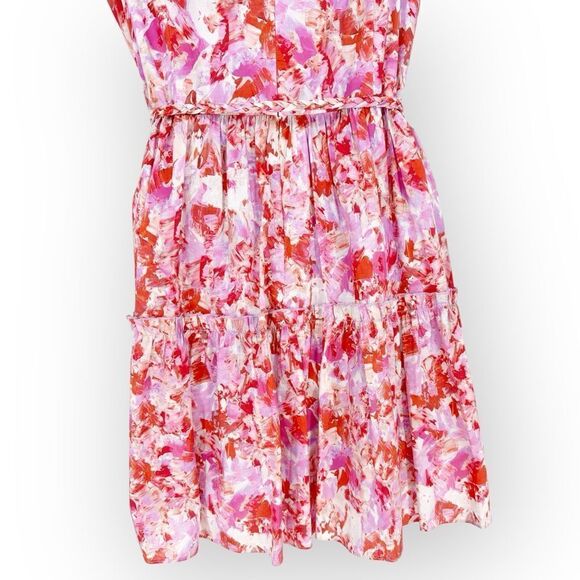 JADE NWT Melody Tam Braid Belt Cupcake Dress- size L - Picture 6 of 10